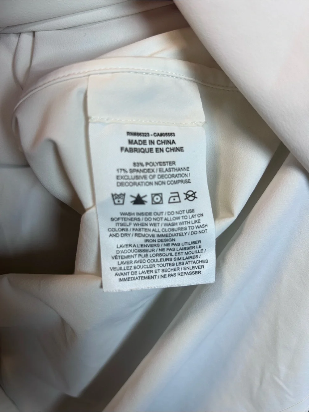 Nike 24.7 Technical Stretch White Casual Button-Down Long Sleeve Shirt